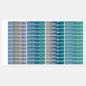 Mehrfarbiger Abstrakter Alkoholtink wasserdicht Etiketten (Blatt)