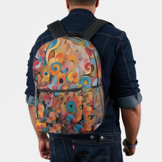 Mehrfarbiger abstrakter Rucksack (Insitu (Modell))