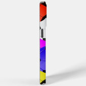 Mehrfarbiger American Soccer oder Football Case-Mate iPhone Hülle (Rückseite / Rechts)