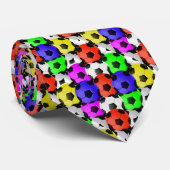 Mehrfarbiger amerikanischer Fußball oder Fußball Krawatte (Gerollt)