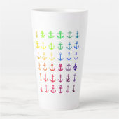 Mehrfarbiger Anker Milchtasse (Vorderseite)