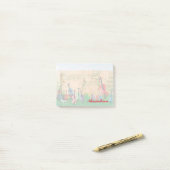 Mehrfarbiger aufgereihter Instrument-individueller Post-it Klebezettel (Auf Schreibtisch)