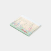 Mehrfarbiger aufgereihter Instrument-individueller Post-it Klebezettel (angewinkelt)