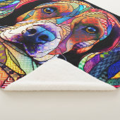 Mehrfarbiger Beagle-Hund 178 Sherpadecke (3/4)