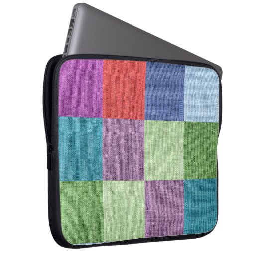 Mehrfarbiger Buchsenschlauch Laptopschutzhülle (Vorne Rechts)