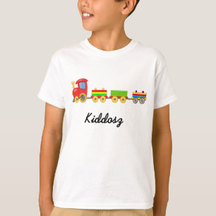 Mehrfarbiger Cartoonzug T-Shirt