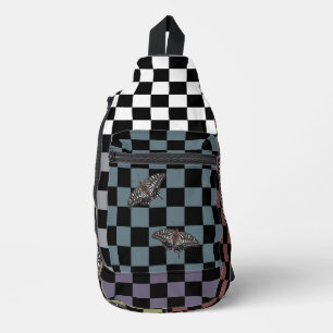 Mehrfarbiger Checkered Backpack HAMbyWG Crossbody Bag