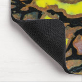 Mehrfarbiger Dinosaurierknochen Mousepad (Ecke)