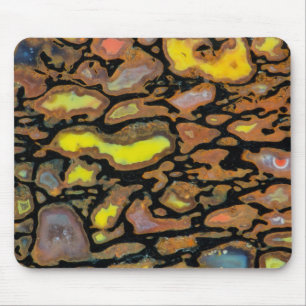 Mehrfarbiger Dinosaurierknochen Mousepad