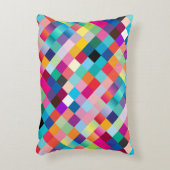 "Mehrfarbiger Entwurf" Dekokissen (Vorderseite(Vertikal))