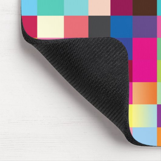"Mehrfarbiger Entwurf" Mousepad (Ecke)