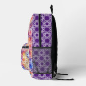 mehrfarbiger geometrischer Rucksack von Joya Eve (Rechts)