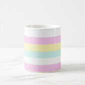 Mehrfarbiger, gestreifter, durchsichtiger Beutel Kaffeetasse (Mittel)