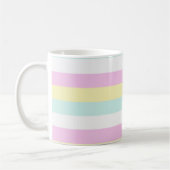 Mehrfarbiger, gestreifter, durchsichtiger Beutel Kaffeetasse (Links)
