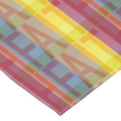 mehrfarbiger Glaube Tischdecke (Schrägansicht)