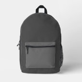 Mehrfarbiger grauer Rucksack (Vorderseite)