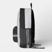 Mehrfarbiger grauer Rucksack (Rechts)