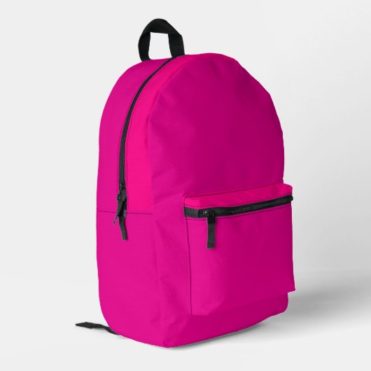 Mehrfarbiger Hot Pink Rucksack (Rückseitige Ecke links)