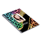 Mehrfarbiger Leoparddruck Notizblock (Rechte Seite)