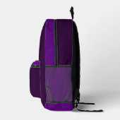 Mehrfarbiger lila Rucksack (Rechts)