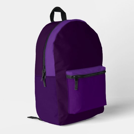 Mehrfarbiger lila Rucksack  (Rückseitige Ecke links)