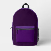 Mehrfarbiger lila Rucksack  (Vorderseite)