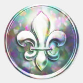 mehrfarbiger Lilie Umschlag Aufkleber (Vorderseite)