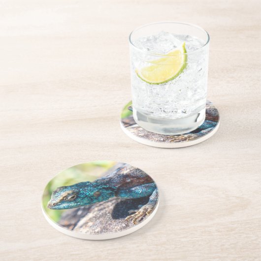 mehrfarbiger Lizard-Untersetzer Getränkeuntersetzer (Seite)