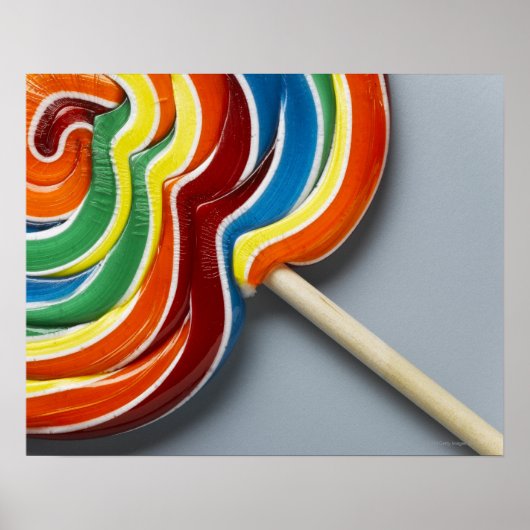 mehrfarbiger Lollipop Poster (Vorne)