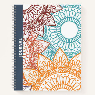 MEHRFARBIGER MANDALA JOURNAL NOTIZBLOCK