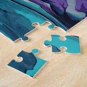 mehrfarbiger Marmor Puzzle (Seite)