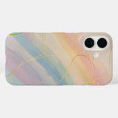 Mehrfarbiger Pastell Phone Case (Rückseite (Horizontal))