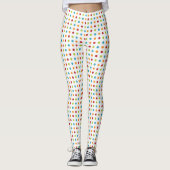 Mehrfarbiger Polka-Punkt Leggings (Vorderseite)