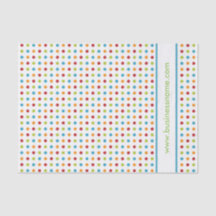 Mehrfarbiger Polka-Punkt