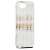 Mehrfarbiger Punkthintergrund Case-Mate iPhone Hülle (Rückseite/rechts)