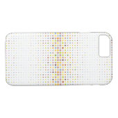 Mehrfarbiger Punkthintergrund Case-Mate iPhone Hülle (Rückseite (Horizontal))