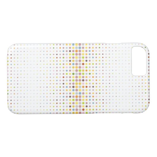 Mehrfarbiger Punkthintergrund Case-Mate iPhone Hülle (Rückseite (Horizontal))