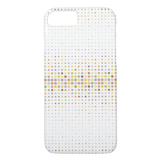 Mehrfarbiger Punkthintergrund Case-Mate iPhone Hülle (Rückseite)