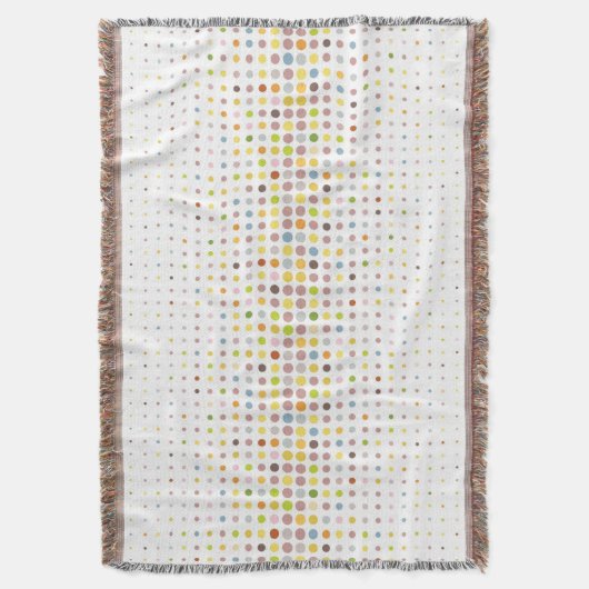 Mehrfarbiger Punkthintergrund Decke (Vorderseite Vertikal)