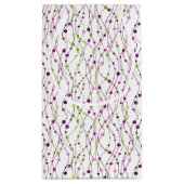 Mehrfarbiger Punkthintergrund Kleine Geschenktüte (Rückseite)