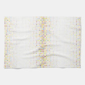 Mehrfarbiger Punkthintergrund Küchentuch (Horizontal)