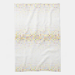 Mehrfarbiger Punkthintergrund Küchentuch