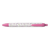 Mehrfarbiger Punkthintergrund Kugelschreiber (Rückseite)