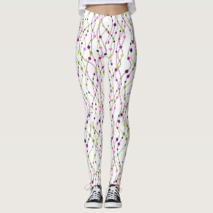 Mehrfarbiger Punkthintergrund Leggings