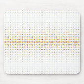 Mehrfarbiger Punkthintergrund Mousepad (Vorne)