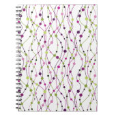 Mehrfarbiger Punkthintergrund Notizblock (Vorderseite)