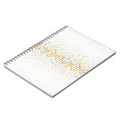 Mehrfarbiger Punkthintergrund Notizblock (Linke Seite)