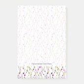 Mehrfarbiger Punkthintergrund Post-it Klebezettel (Vorderseite)