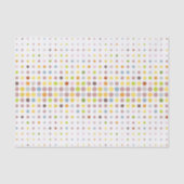 Mehrfarbiger Punkthintergrund Seidenpapier (Vorderseite)
