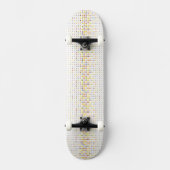 Mehrfarbiger Punkthintergrund Skateboard (Vorderseite)